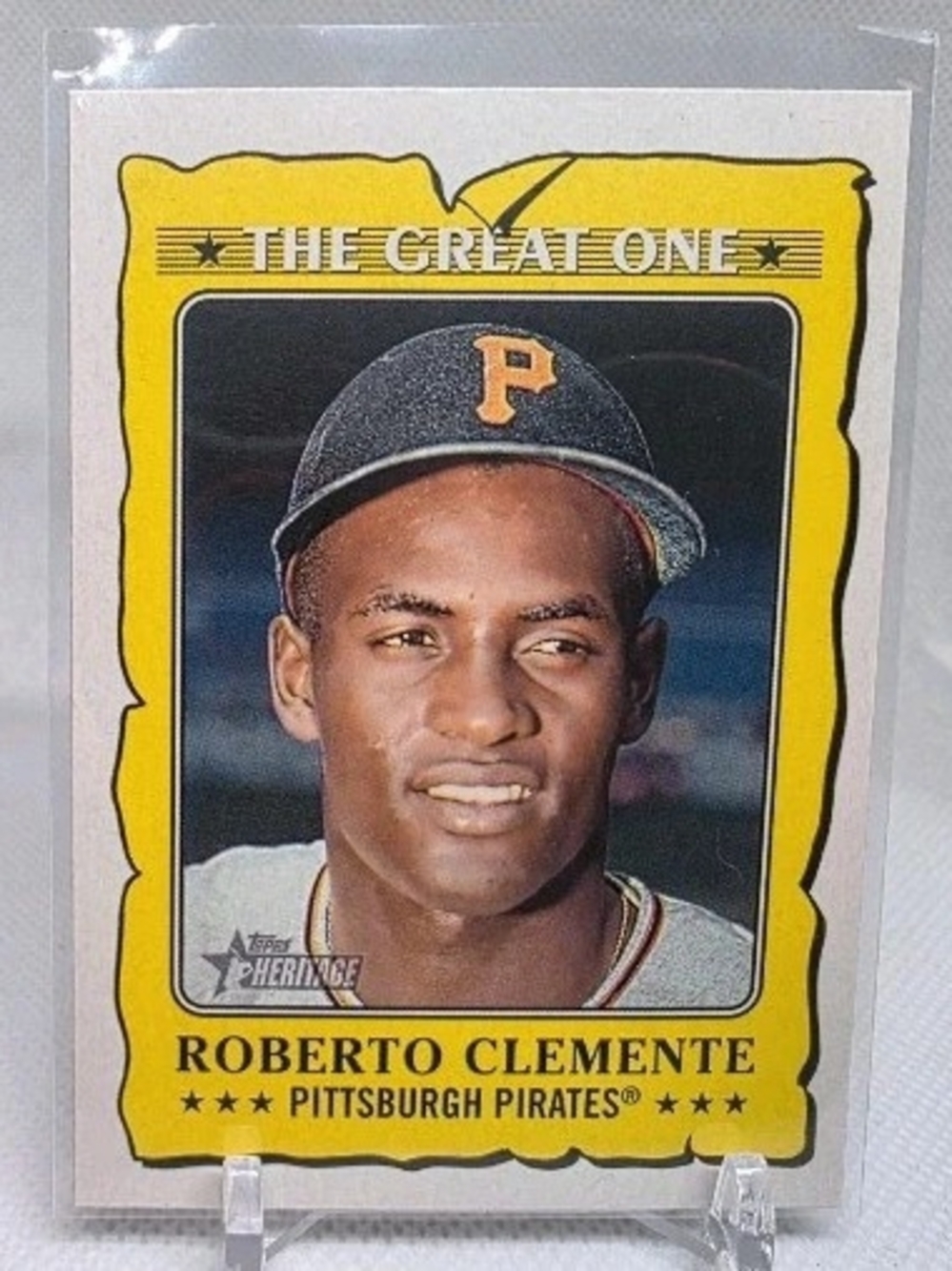 2021 Topps Heritage The Great One #GO-24 Roberto Clemente Pittsburgh Pirates